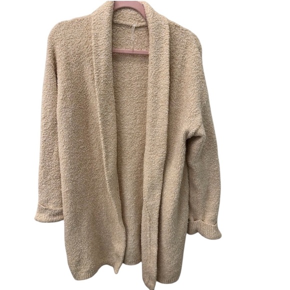 Hello Nite Sweaters - Hello Nite Soft Cozy Cream Women's Cardigan M